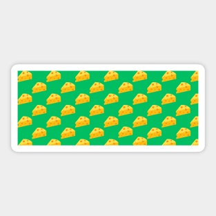 Green Cheese Sticker